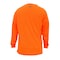 Ge Hi-Vis Long Sleeve T-Shirt, Birdseye Knit Polyester, Orange, L GS108OL - alternate 3